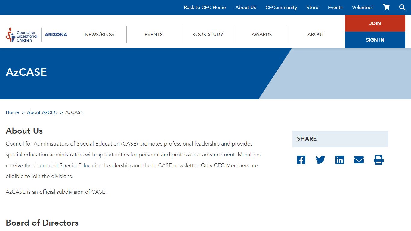 AzCASE | Council for Exceptional Children
